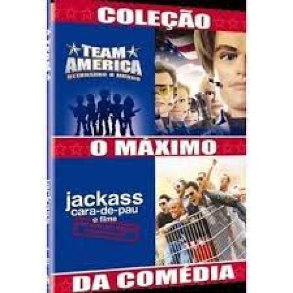 DVD Coleção O Máximo Da Comédia Team America Detonando O Mundo Jackass Cara De Pau O Filme